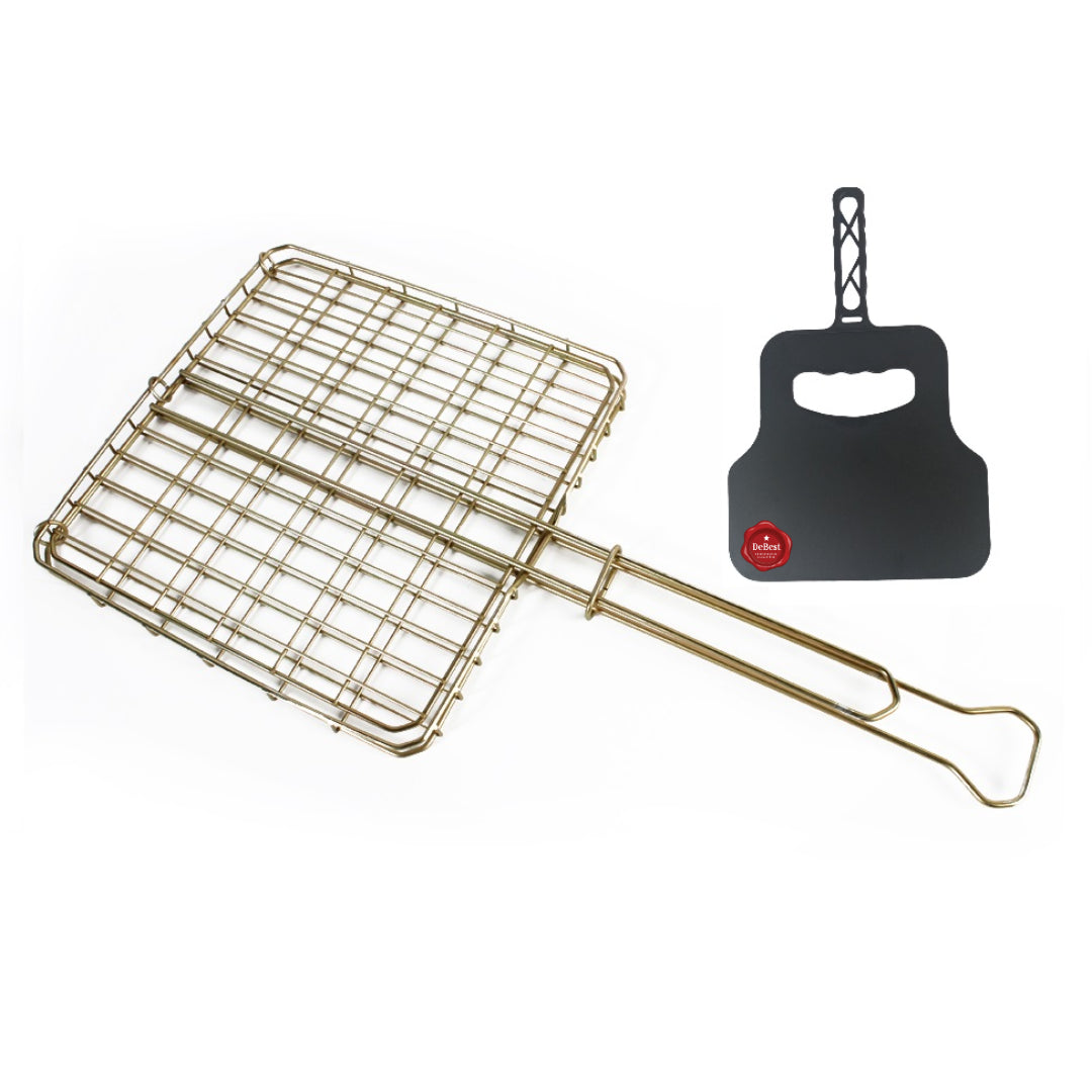 DeBest Braai Grid Small Box & Braai Fan Combo