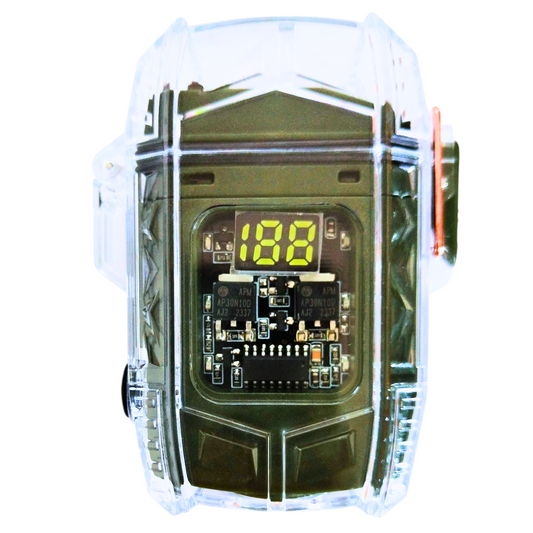 Portable Waterproof Camping Ignition Lamp With Primary And Secondary LED - Green