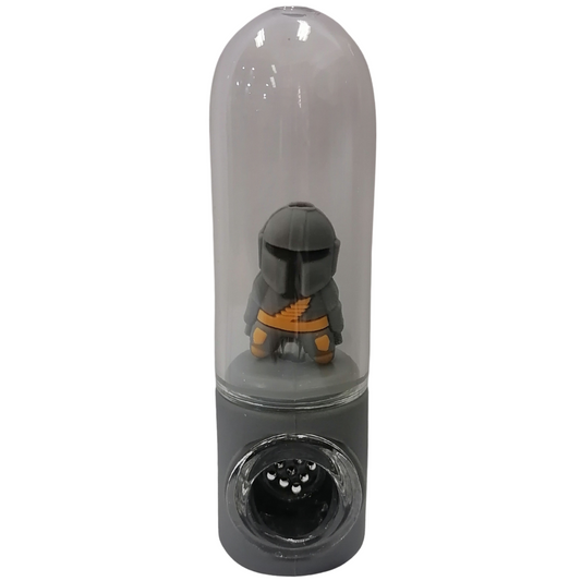 Silicone Rasta Pipe - Character in Glass - The Mandalorian
