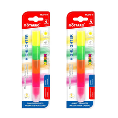 Motarro Highlighter 4PCS - 2 Pack