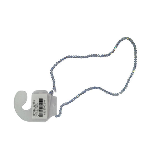 Bead Necklace - Blue 3x4mm