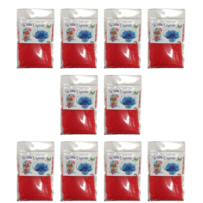 Growing Water Crystal Beads - 10 Pack - Red