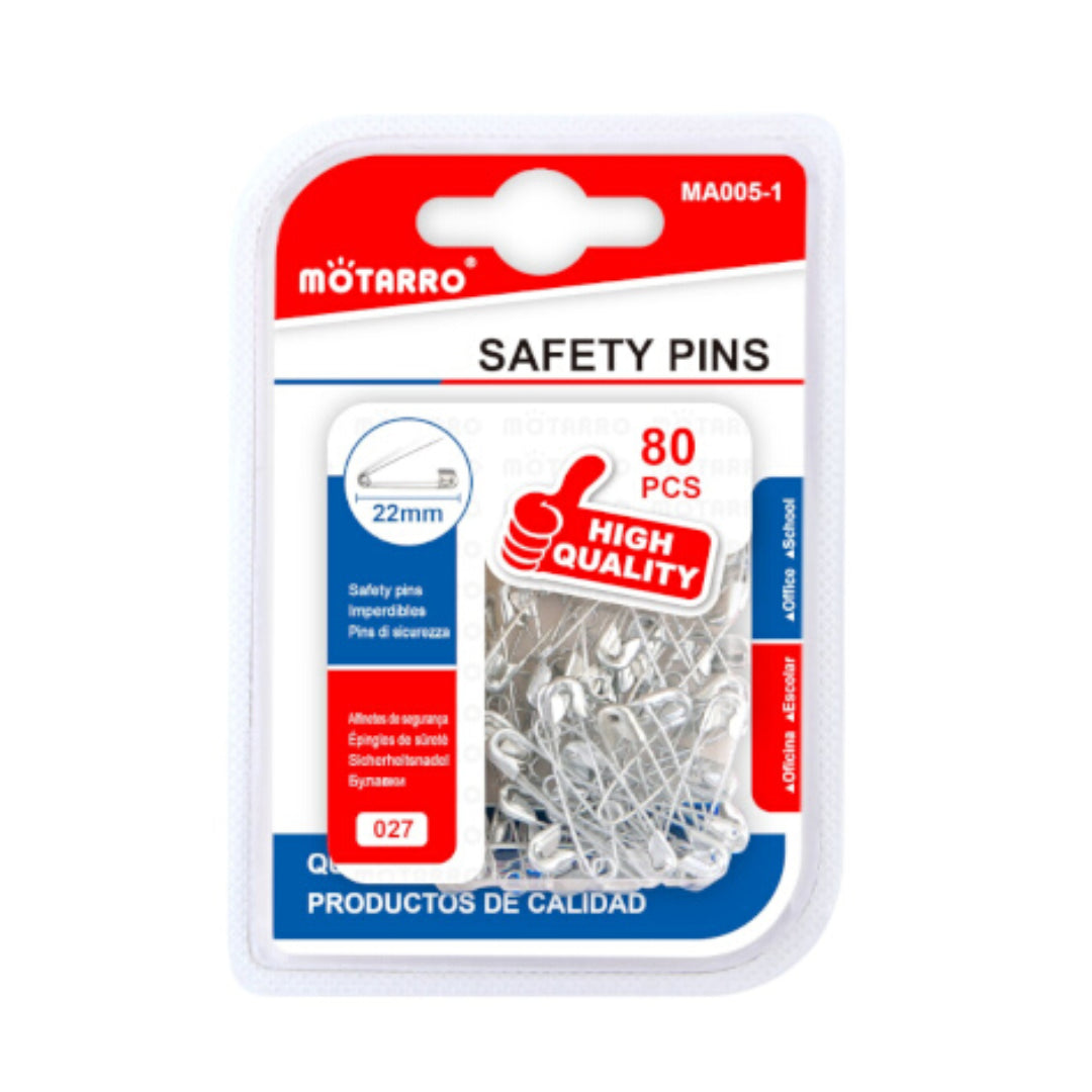 Motarro Safety Pins 22mm 80PCS