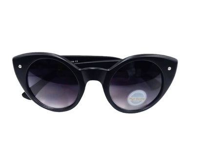 Solar X Cat-Eye Classic Sunglasses Gradient Lens UV400 - Matte Black