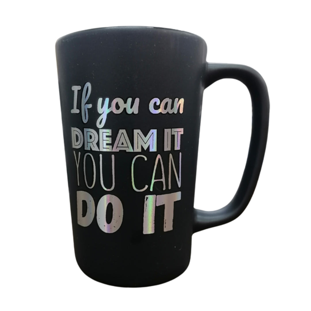 Black Ceramic Mug More Of What Makes You Happy