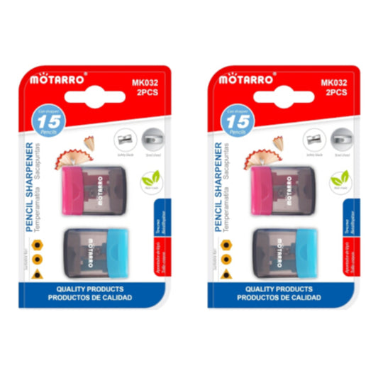 Motarro Pencil Sharpener Pack 2PCS - 2 Pack