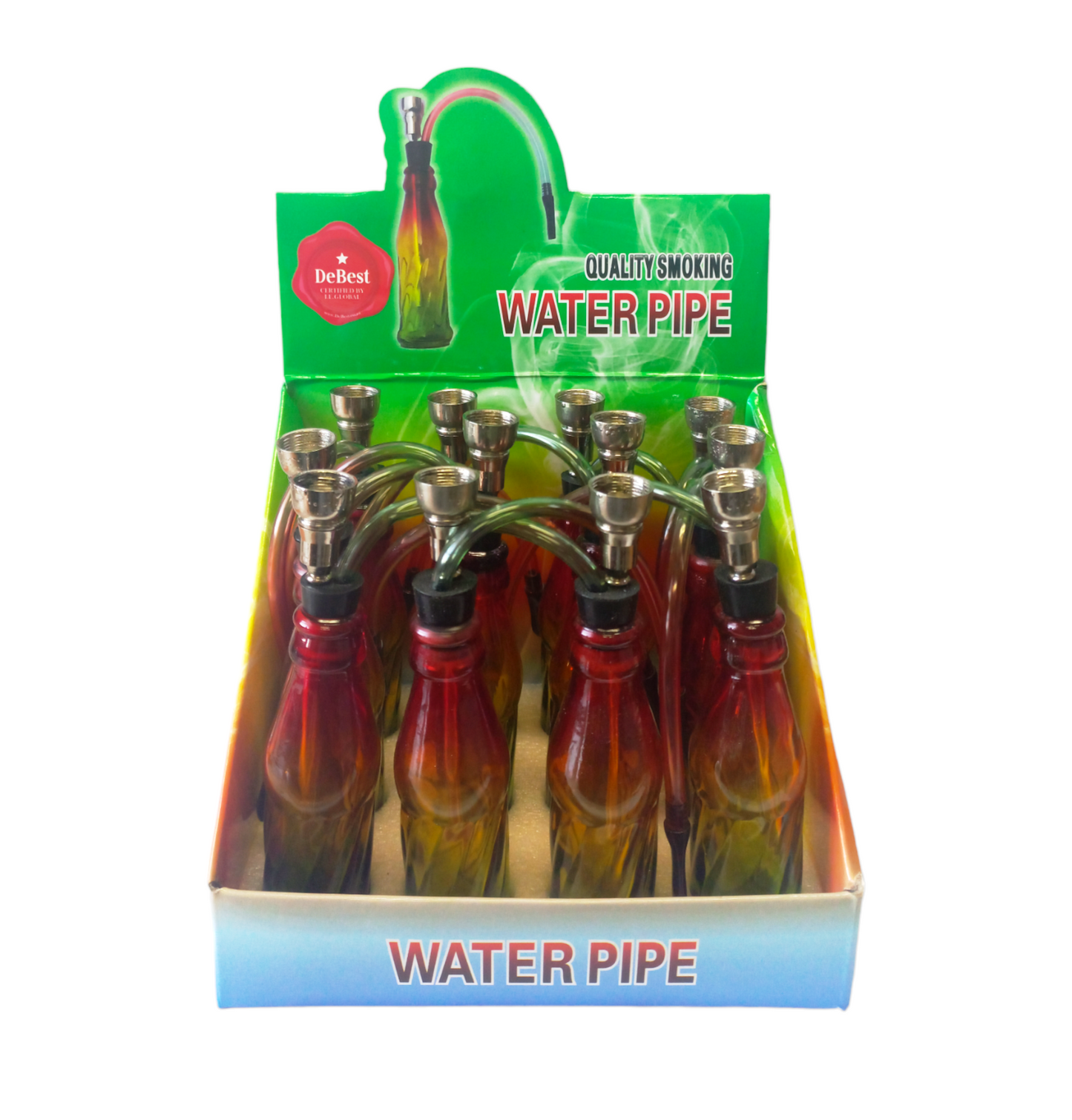 Bulk Offer - Cola Glass Bottle Water Pipe - Box of 12