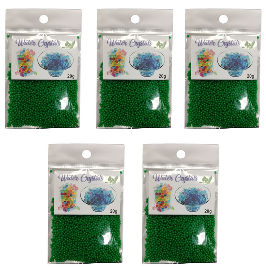 Growing Water Crystal Beads - 5 Pack - Green