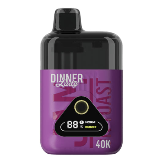 Dinner Lady Rechargeable Vape - Dessert Collection - 40K Puffs - Jam on Toast
