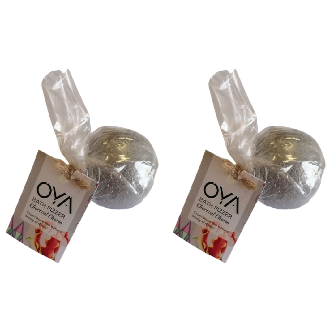 OYA Bath Fizzer 65g - Charcoal Charm 2 Pack
