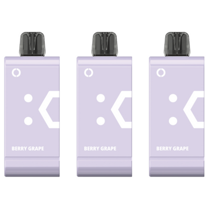 Elf Bar 18000 Puffs Rechargeable Pod 50mg - Berry Grape - 3 Pack