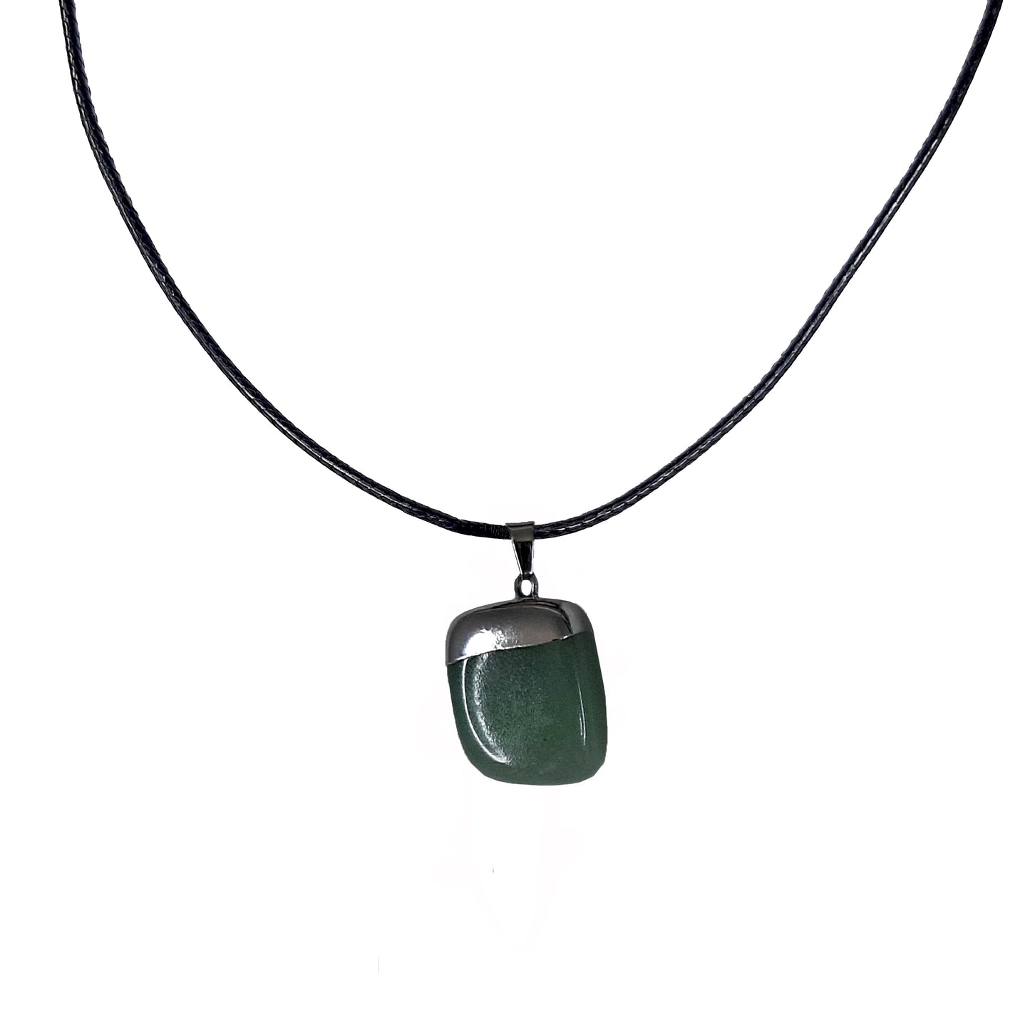 Earth Stone Collection - Polished Aventurine Stone Necklace