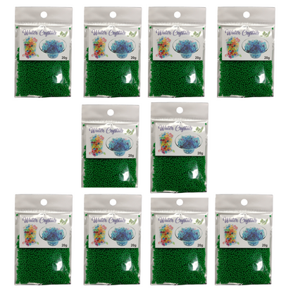 Growing Water Crystal Beads - 10 Pack - Green