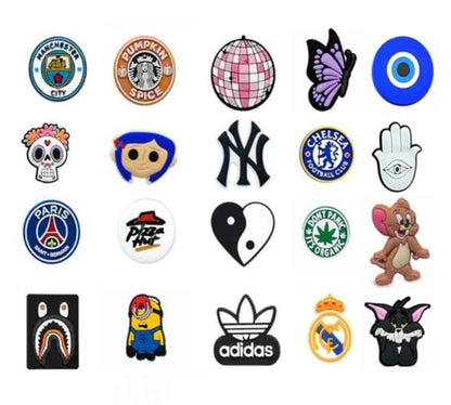 Shoe Charms - 20 Pieces - Combo QR