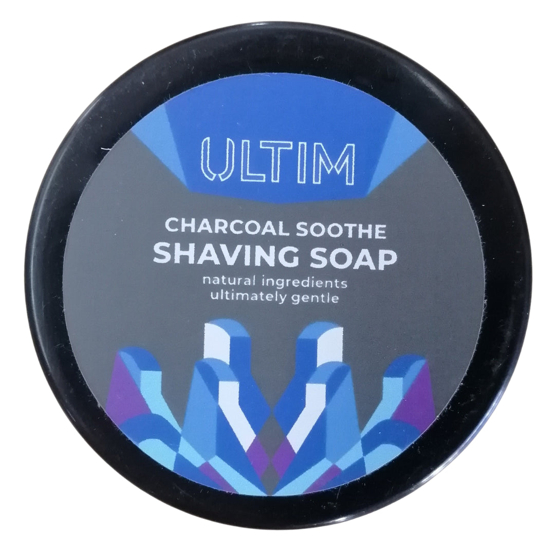 Ultim - Charcoal Soothe Shaving Soap - 120 Gram