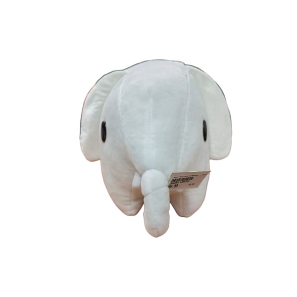 Soft Toy White Elephant - 30cm