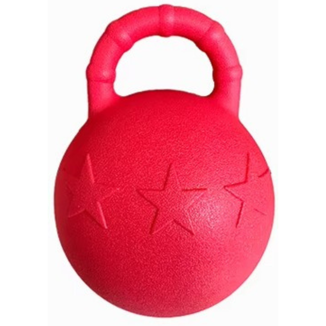 Horse Play EVA Ball with Handle - Red