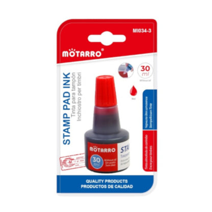 Motarro Stamp Pad Ink 30ml - Red