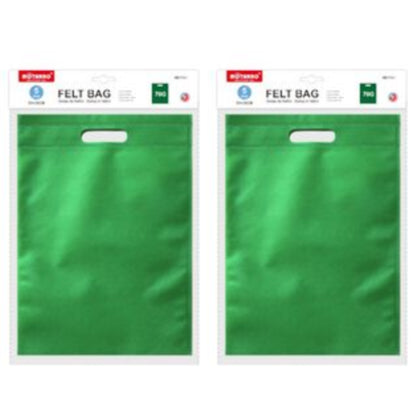 Motarro Felt Bag 25x30cm 70g 5PCS - 2 Pack - Green