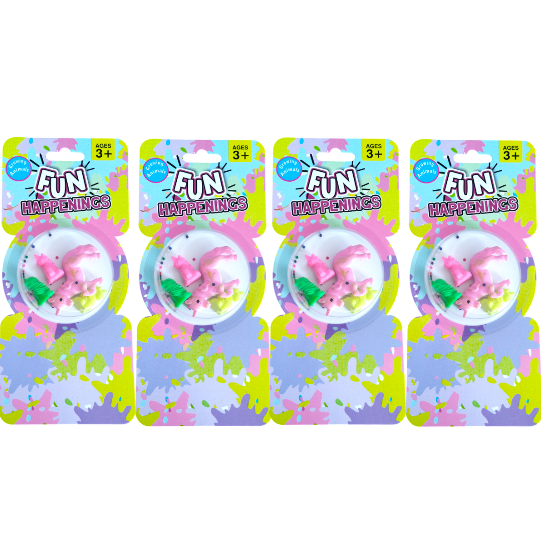 Growing Water Animals - 4 Pack Unicorns