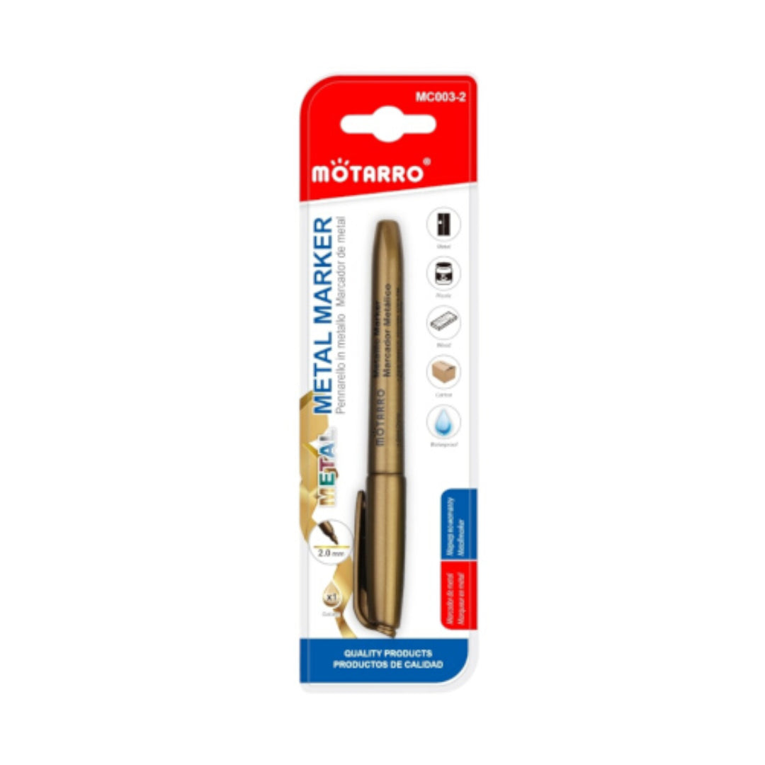 Motarro Metal Marker 2mm - Gold