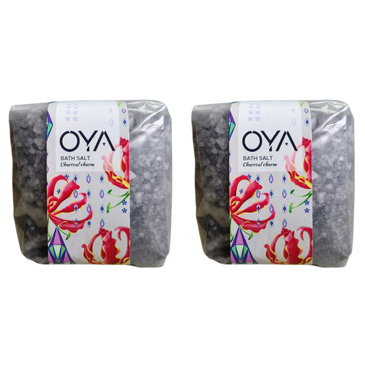 OYA Bath Salt 500g - 2 Pack - Charcoal Charm