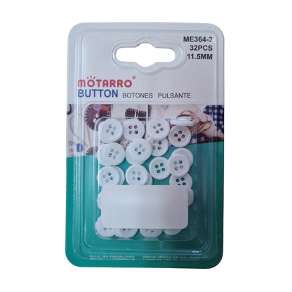 Motarro - Buttons - 11.5mm - 32 Piece