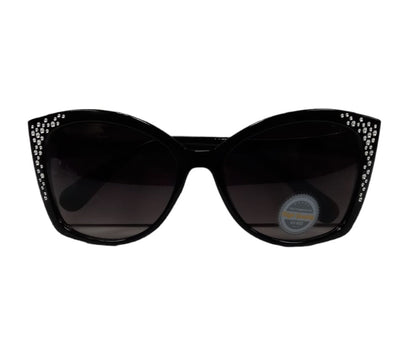 Solar X Cat-Eye Sunglasses Gradient Lens UV400 - Black