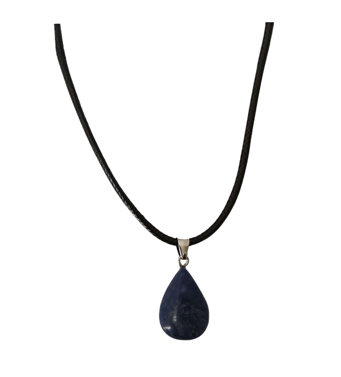 Earth Stone Collection - Teardrop Sodalite Stone Necklace