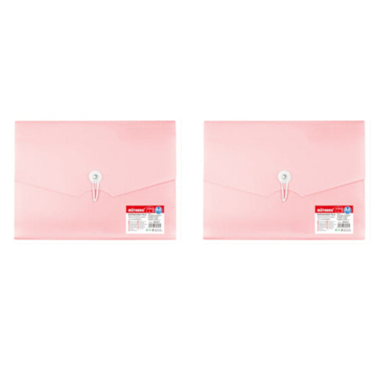 Motarro Expanding File A4 - 2 Pack - Light Pink