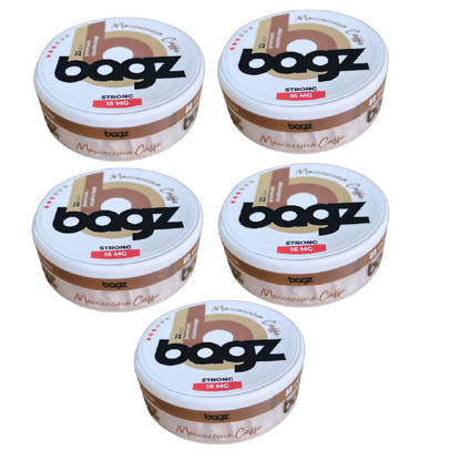 Bagz - Nicotine Pouch Moccaccino Caffe 16 MG - 5 Pack