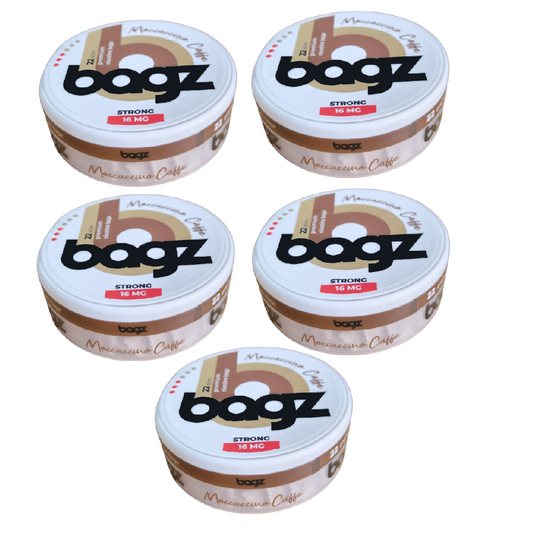 Bagz - Nicotine Pouch Moccaccino Caffe 16 MG - 5 Pack