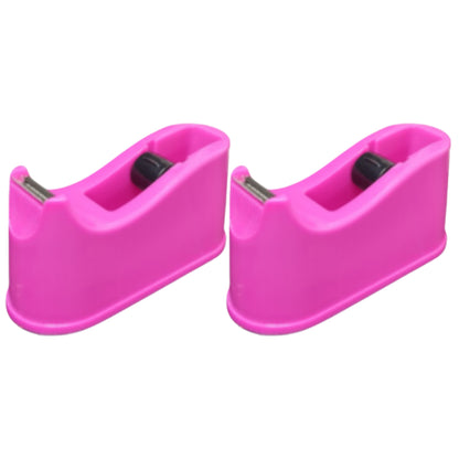 Motarro Tape Dispenser 192x73x86mm - Pink 2 Pack