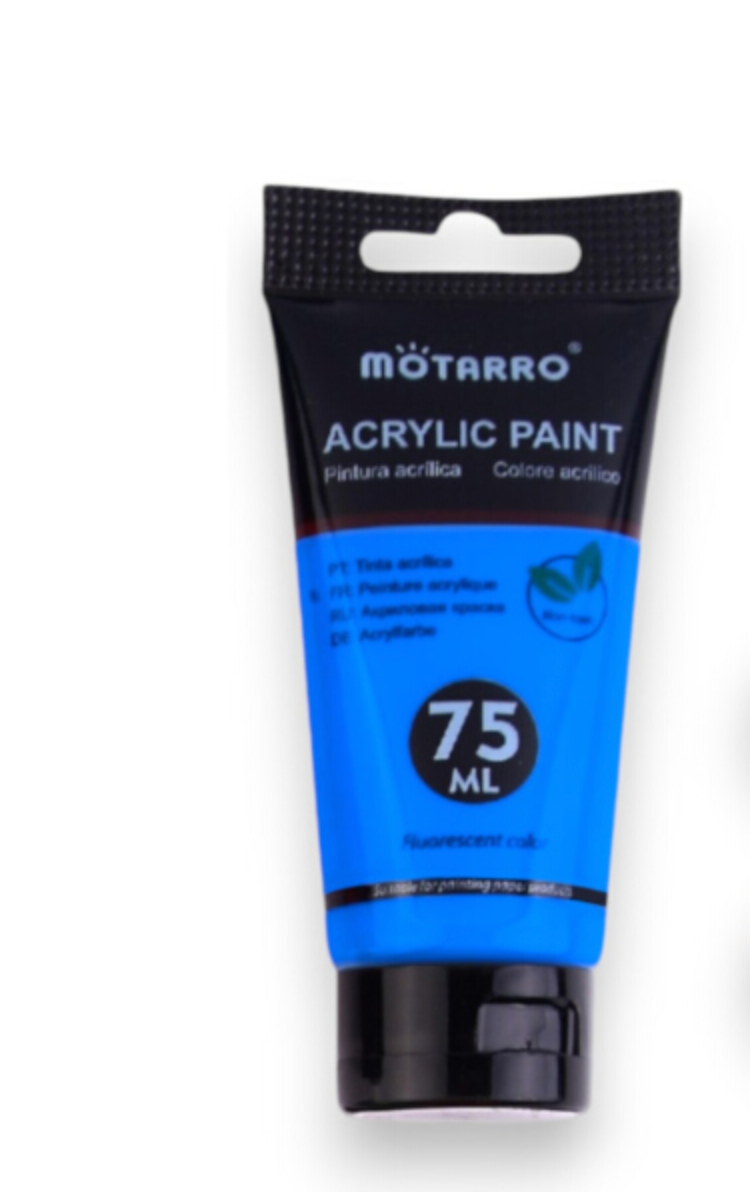 Mottaro Fluorescent Acrylic paint 75ml - Blue