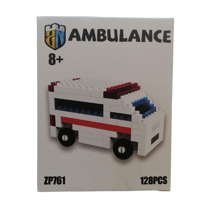 DIY Blocks Ambulance 128PCS