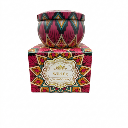 Artisan Soy Wax Scented Tin Candle - Wild Fig
