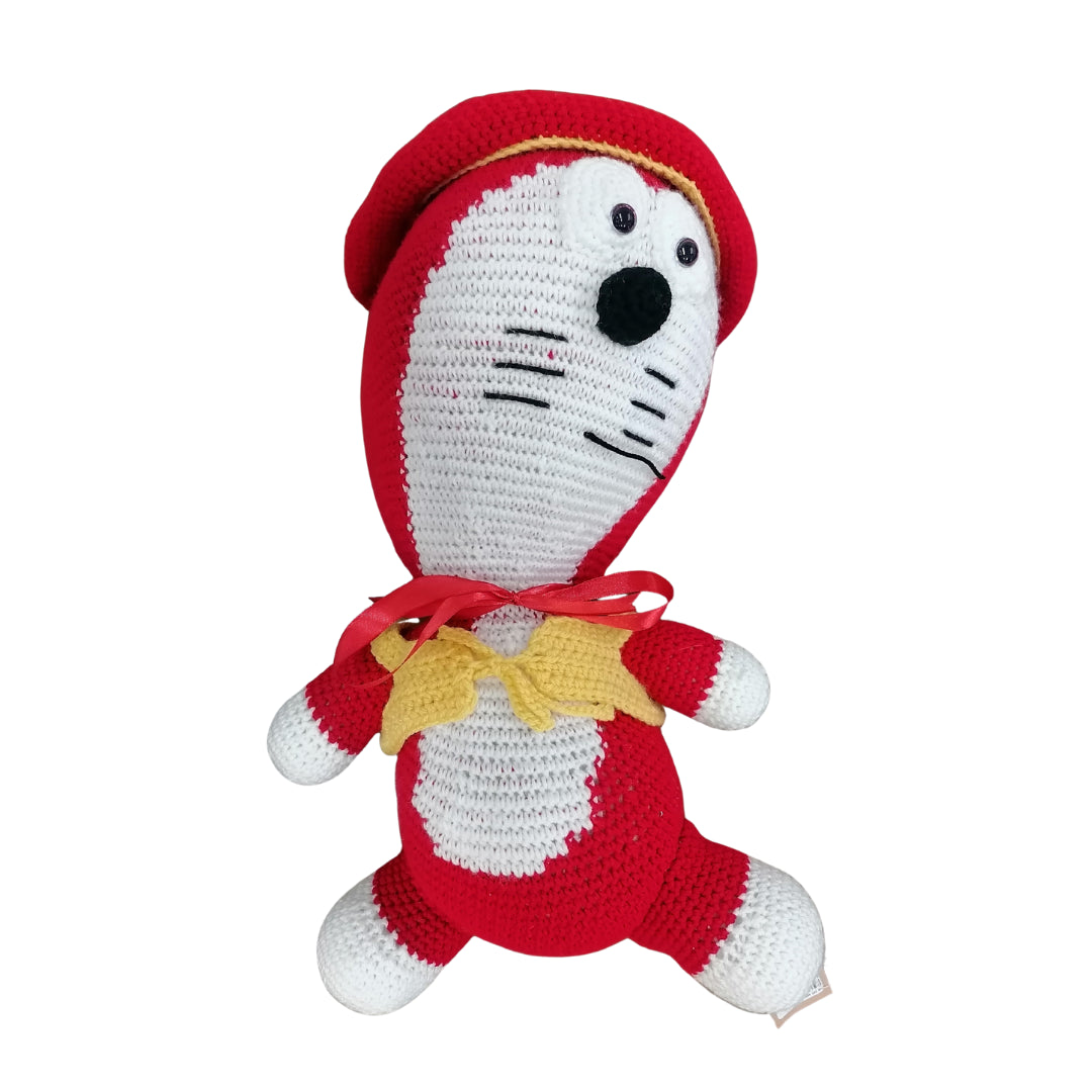 Big Cat Wool Knit - Red