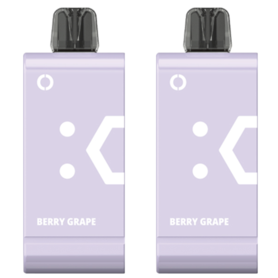 Elf Bar 18000 Puffs Rechargeable Pod 50mg - Berry Grape - 2 Pack