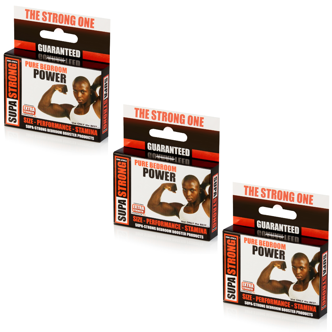 6 Capsules pack - Super Strong - Bedroom Booster -  (2 Capsules x 3 Packs)