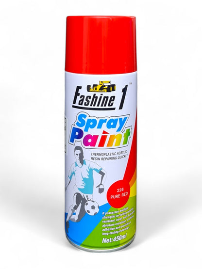 Fashine 1- Spray Paint - 450ml - Pure Red
