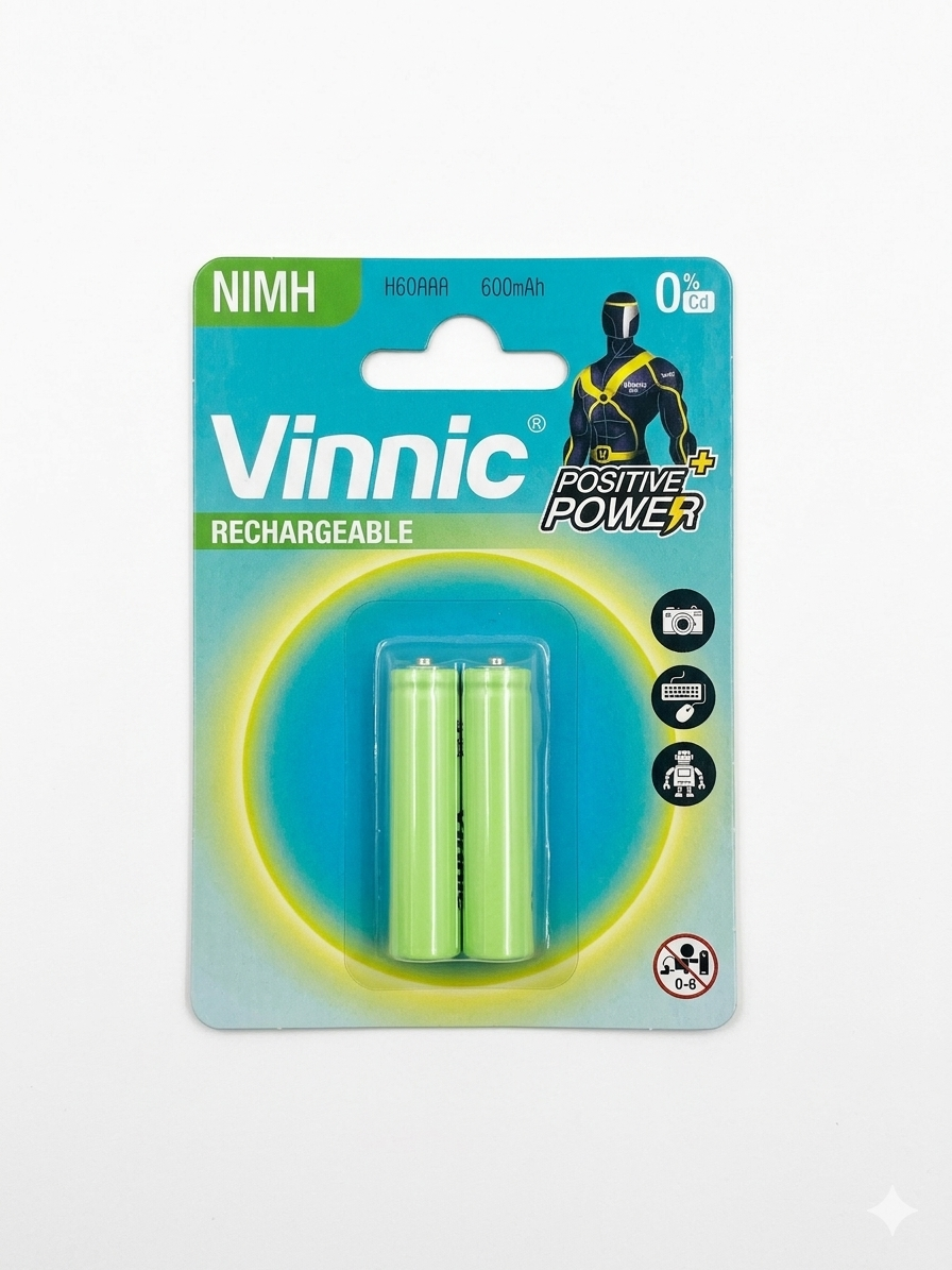 Vinnic Rechargeable NIMH Battery