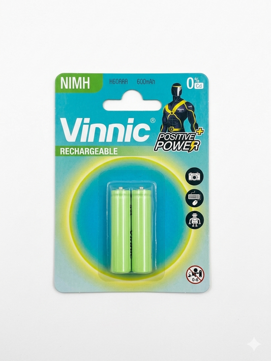 Vinnic Rechargeable NIMH Battery