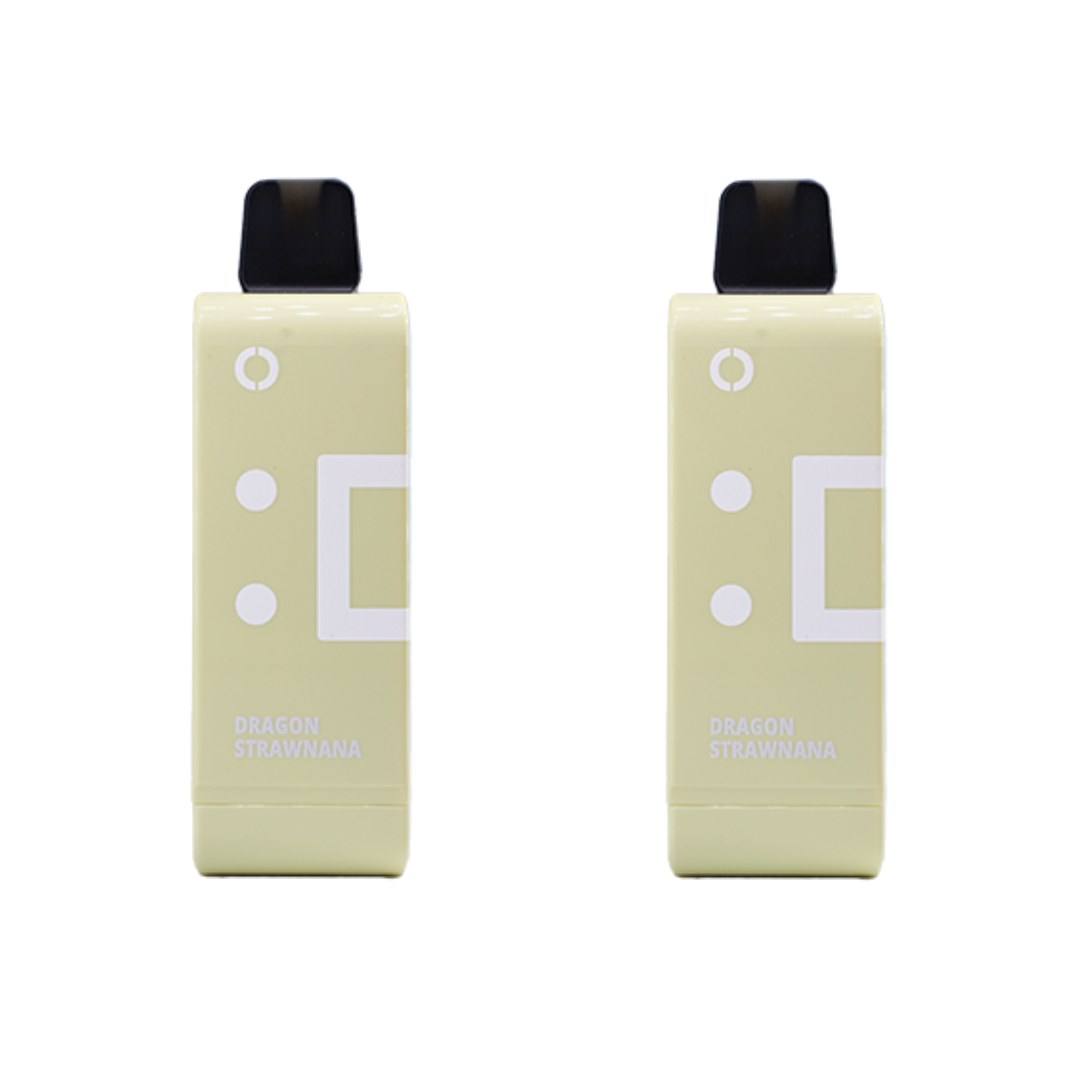 Elf Bar 9000 Puffs Rechargeable Pod 50mg - Dragon Strawnana - 2 Pack