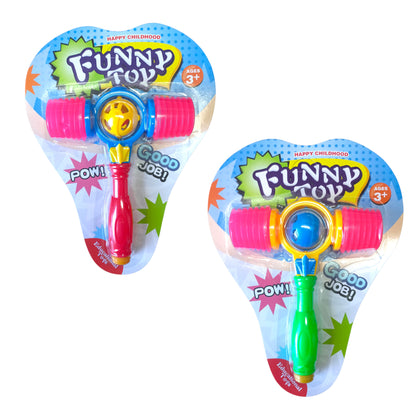 Funny Squeaky Hammer Rattle - 2 Pack