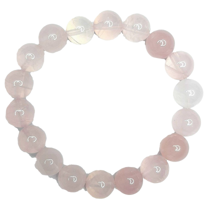 Earth Stone Collection - Rose Quartz Stone Bracelet
