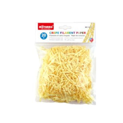 Motarro Crepe Filament Paper 20g - Yellow