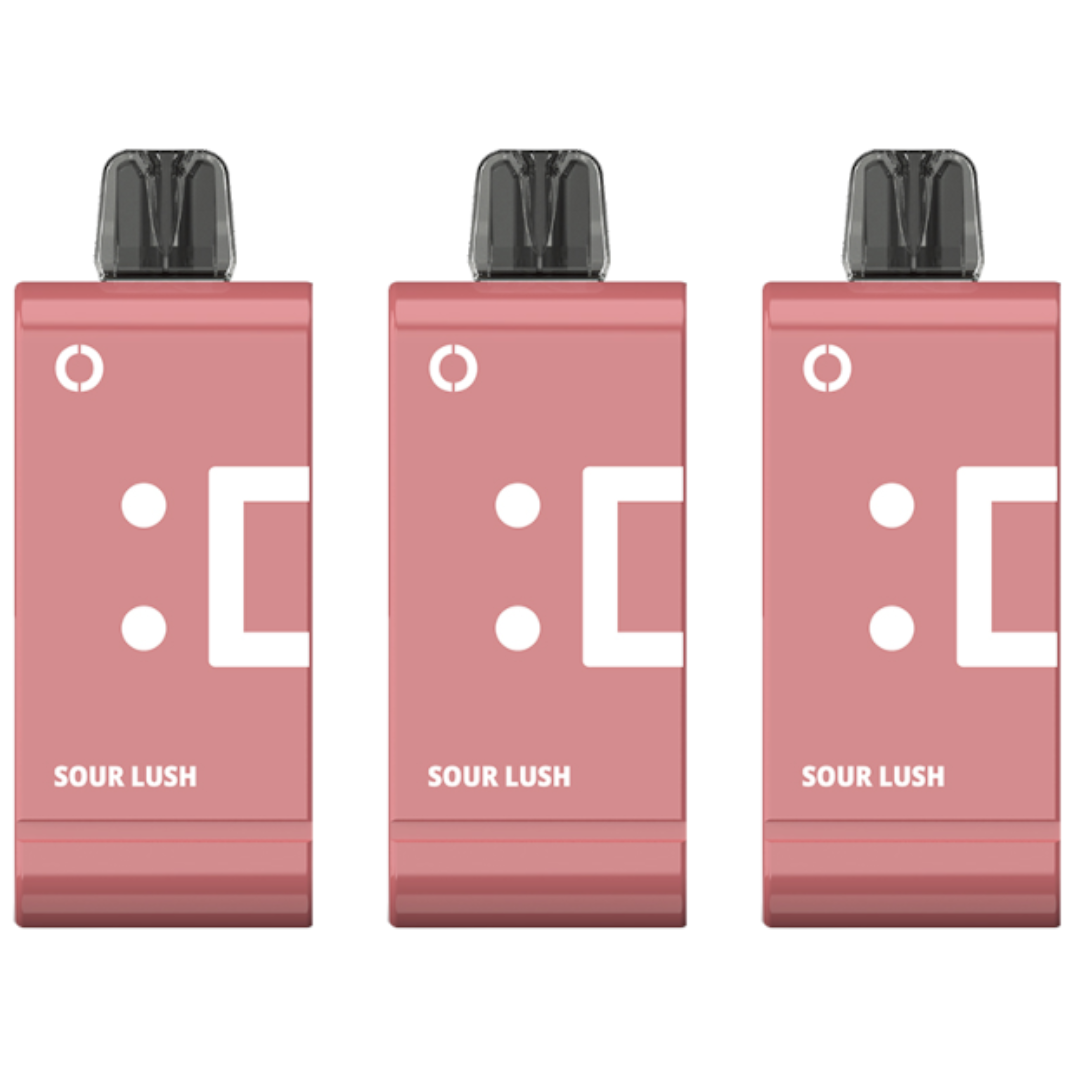 Elf Bar 18000 Puffs Rechargeable Pod 50mg - Sour Lush - 3 Pack