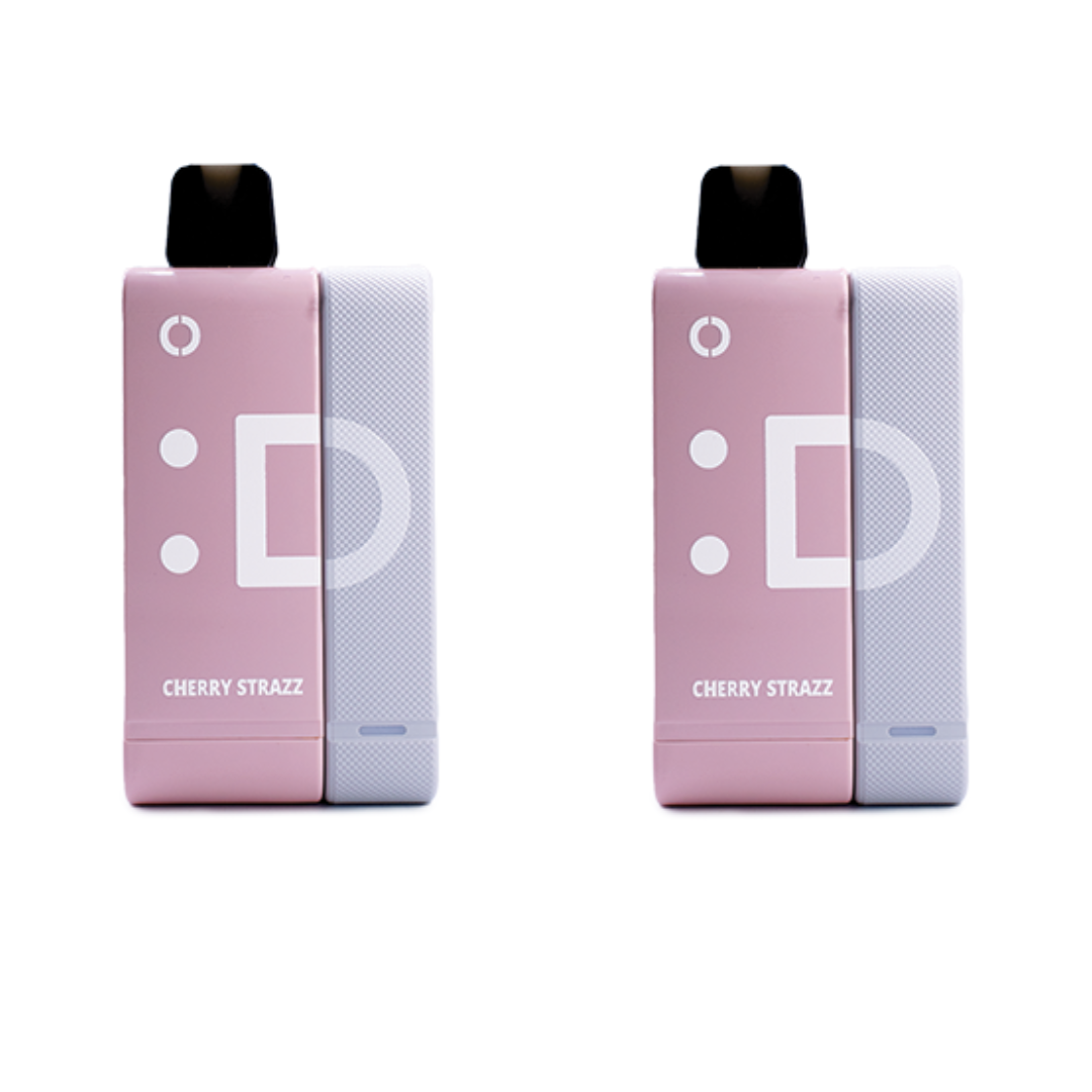 Elf Bar 9000 Puffs Rechargeable Pod Kit 50mg - Cherry Strazz - 2 Pack