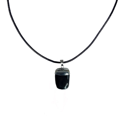 Earth Stone Collection - Polished Onyx Stone Necklace