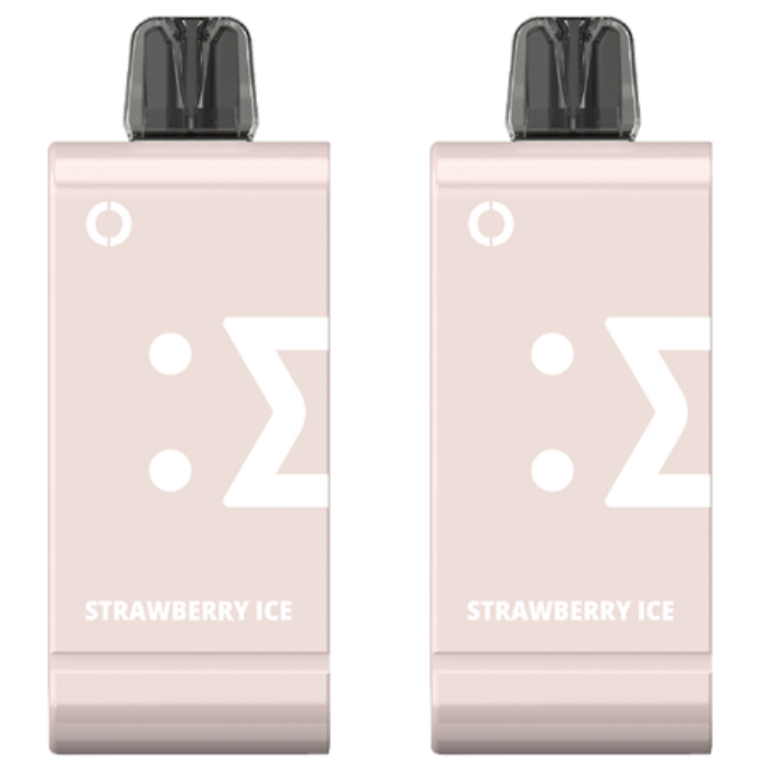 Elf Bar 18000 Puffs Rechargeable Pod 50mg - Strawberry Ice - 2 Pack